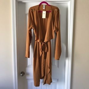 Thin trench style jacket